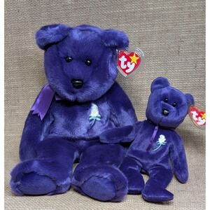 Ty Beanie Baby Princess Diana Beanie Baby  Ty Beanie Buddy 14" 1 Adult Owner